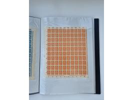 1922/23, Bestand von rund 390 Bogen, dabei OPD-Drucke und bessere wie 330B mehrfach und 334B, teils fehlerhaft bzw. gefaltet/