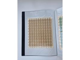 1922/23, Bestand von rund 390 Bogen, dabei OPD-Drucke und bessere wie 330B mehrfach und 334B, teils fehlerhaft bzw. gefaltet/