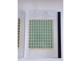 1922/23, Bestand von rund 390 Bogen, dabei OPD-Drucke und bessere wie 330B mehrfach und 334B, teils fehlerhaft bzw. gefaltet/