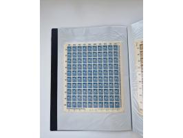 1922/23, Bestand von rund 390 Bogen, dabei OPD-Drucke und bessere wie 330B mehrfach und 334B, teils fehlerhaft bzw. gefaltet/