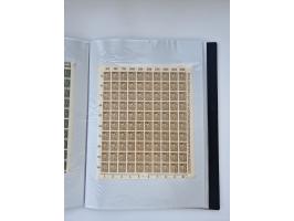 1922/23, Bestand von rund 390 Bogen, dabei OPD-Drucke und bessere wie 330B mehrfach und 334B, teils fehlerhaft bzw. gefaltet/