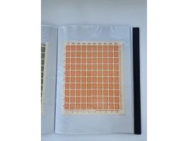 1922/23, Bestand von rund 390 Bogen, dabei OPD-Drucke und bessere wie 330B mehrfach und 334B, teils fehlerhaft bzw. gefaltet/