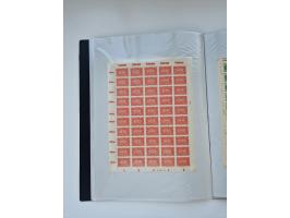 1922/23, Bestand von rund 390 Bogen, dabei OPD-Drucke und bessere wie 330B mehrfach und 334B, teils fehlerhaft bzw. gefaltet/