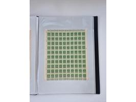 1922/23, Bestand von rund 390 Bogen, dabei OPD-Drucke und bessere wie 330B mehrfach und 334B, teils fehlerhaft bzw. gefaltet/