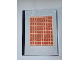 1922/23, Bestand von rund 390 Bogen, dabei OPD-Drucke und bessere wie 330B mehrfach und 334B, teils fehlerhaft bzw. gefaltet/