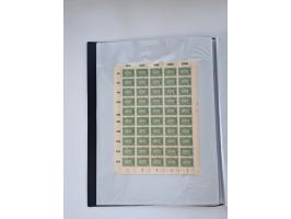 1922/23, Bestand von rund 390 Bogen, dabei OPD-Drucke und bessere wie 330B mehrfach und 334B, teils fehlerhaft bzw. gefaltet/