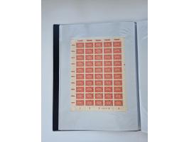 1922/23, Bestand von rund 390 Bogen, dabei OPD-Drucke und bessere wie 330B mehrfach und 334B, teils fehlerhaft bzw. gefaltet/