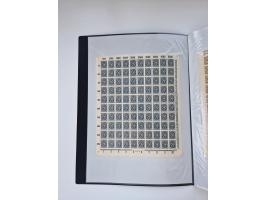 1922/23, Bestand von rund 390 Bogen, dabei OPD-Drucke und bessere wie 330B mehrfach und 334B, teils fehlerhaft bzw. gefaltet/