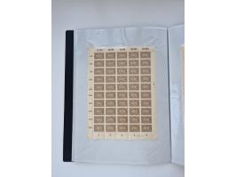 1922/23, Bestand von rund 390 Bogen, dabei OPD-Drucke und bessere wie 330B mehrfach und 334B, teils fehlerhaft bzw. gefaltet/