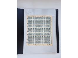 1922/23, Bestand von rund 390 Bogen, dabei OPD-Drucke und bessere wie 330B mehrfach und 334B, teils fehlerhaft bzw. gefaltet/