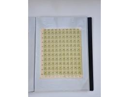 1922/23, Bestand von rund 390 Bogen, dabei OPD-Drucke und bessere wie 330B mehrfach und 334B, teils fehlerhaft bzw. gefaltet/