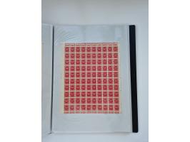 1922/23, Bestand von rund 390 Bogen, dabei OPD-Drucke und bessere wie 330B mehrfach und 334B, teils fehlerhaft bzw. gefaltet/