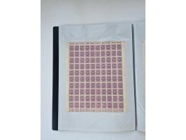 1922/23, Bestand von rund 390 Bogen, dabei OPD-Drucke und bessere wie 330B mehrfach und 334B, teils fehlerhaft bzw. gefaltet/