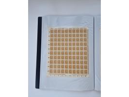 1922/23, Bestand von rund 390 Bogen, dabei OPD-Drucke und bessere wie 330B mehrfach und 334B, teils fehlerhaft bzw. gefaltet/