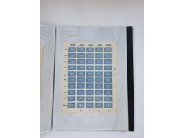 1922/23, Bestand von rund 390 Bogen, dabei OPD-Drucke und bessere wie 330B mehrfach und 334B, teils fehlerhaft bzw. gefaltet/