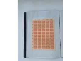 1922/23, Bestand von rund 390 Bogen, dabei OPD-Drucke und bessere wie 330B mehrfach und 334B, teils fehlerhaft bzw. gefaltet/