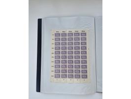 1922/23, Bestand von rund 390 Bogen, dabei OPD-Drucke und bessere wie 330B mehrfach und 334B, teils fehlerhaft bzw. gefaltet/