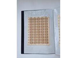 1922/23, Bestand von rund 390 Bogen, dabei OPD-Drucke und bessere wie 330B mehrfach und 334B, teils fehlerhaft bzw. gefaltet/