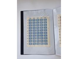 1922/23, Bestand von rund 390 Bogen, dabei OPD-Drucke und bessere wie 330B mehrfach und 334B, teils fehlerhaft bzw. gefaltet/