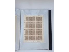 1922/23, Bestand von rund 390 Bogen, dabei OPD-Drucke und bessere wie 330B mehrfach und 334B, teils fehlerhaft bzw. gefaltet/