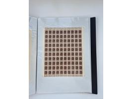 1922/23, Bestand von rund 390 Bogen, dabei OPD-Drucke und bessere wie 330B mehrfach und 334B, teils fehlerhaft bzw. gefaltet/