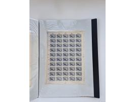 1922/23, Bestand von rund 390 Bogen, dabei OPD-Drucke und bessere wie 330B mehrfach und 334B, teils fehlerhaft bzw. gefaltet/