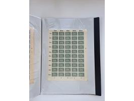 1922/23, Bestand von rund 390 Bogen, dabei OPD-Drucke und bessere wie 330B mehrfach und 334B, teils fehlerhaft bzw. gefaltet/
