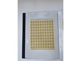 1922/23, Bestand von rund 390 Bogen, dabei OPD-Drucke und bessere wie 330B mehrfach und 334B, teils fehlerhaft bzw. gefaltet/