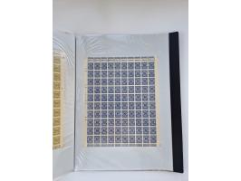 1922/23, Bestand von rund 390 Bogen, dabei OPD-Drucke und bessere wie 330B mehrfach und 334B, teils fehlerhaft bzw. gefaltet/