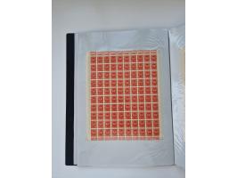 1922/23, Bestand von rund 390 Bogen, dabei OPD-Drucke und bessere wie 330B mehrfach und 334B, teils fehlerhaft bzw. gefaltet/