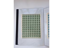 1922/23, Bestand von rund 390 Bogen, dabei OPD-Drucke und bessere wie 330B mehrfach und 334B, teils fehlerhaft bzw. gefaltet/