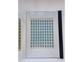 1922/23, Bestand von rund 390 Bogen, dabei OPD-Drucke und bessere wie 330B mehrfach und 334B, teils fehlerhaft bzw. gefaltet/