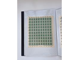 1922/23, Bestand von rund 390 Bogen, dabei OPD-Drucke und bessere wie 330B mehrfach und 334B, teils fehlerhaft bzw. gefaltet/