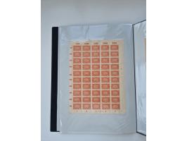 1922/23, Bestand von rund 390 Bogen, dabei OPD-Drucke und bessere wie 330B mehrfach und 334B, teils fehlerhaft bzw. gefaltet/