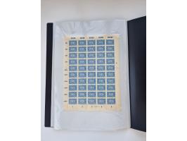 1922/23, Bestand von rund 390 Bogen, dabei OPD-Drucke und bessere wie 330B mehrfach und 334B, teils fehlerhaft bzw. gefaltet/