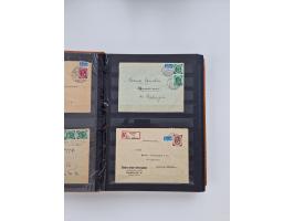 1949/80(ca.), über 1100 Briefe und Karten, dabei bessere frühe Frankaturen