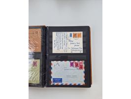 1949/80(ca.), über 1100 Briefe und Karten, dabei bessere frühe Frankaturen