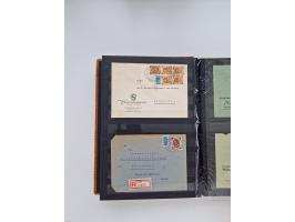 1949/80(ca.), über 1100 Briefe und Karten, dabei bessere frühe Frankaturen