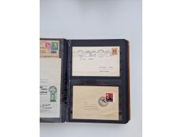 1949/80(ca.), über 1100 Briefe und Karten, dabei bessere frühe Frankaturen