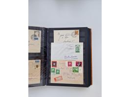 1949/80(ca.), über 1100 Briefe und Karten, dabei bessere frühe Frankaturen