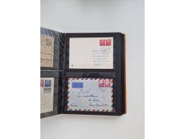 1949/80(ca.), über 1100 Briefe und Karten, dabei bessere frühe Frankaturen