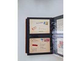 1949/80(ca.), über 1100 Briefe und Karten, dabei bessere frühe Frankaturen