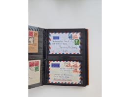 1949/80(ca.), über 1100 Briefe und Karten, dabei bessere frühe Frankaturen