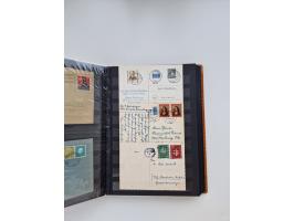 1949/80(ca.), über 1100 Briefe und Karten, dabei bessere frühe Frankaturen
