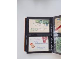 1949/80(ca.), über 1100 Briefe und Karten, dabei bessere frühe Frankaturen