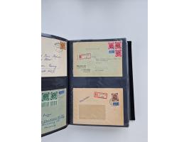 1949/80(ca.), über 1100 Briefe und Karten, dabei bessere frühe Frankaturen