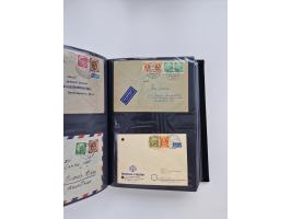 1949/80(ca.), über 1100 Briefe und Karten, dabei bessere frühe Frankaturen