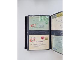 1949/80(ca.), über 1100 Briefe und Karten, dabei bessere frühe Frankaturen