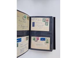 1949/80(ca.), über 1100 Briefe und Karten, dabei bessere frühe Frankaturen