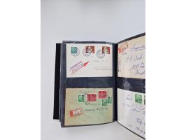 1949/80(ca.), über 1100 Briefe und Karten, dabei bessere frühe Frankaturen